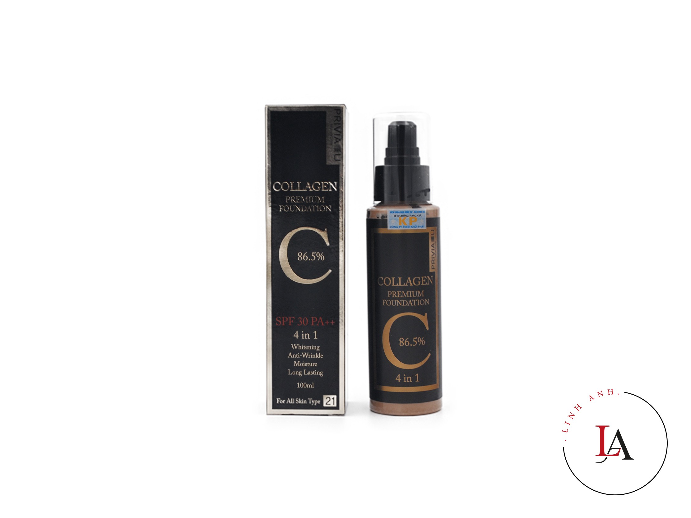 Kem nền Privia Collagen 4in1 100ml